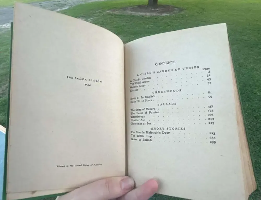A Child's Garden of Verses & Short Stories.The Samoa Edition (1944)